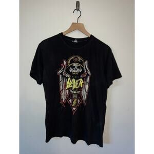 Slayer Shirt All Of Life Decays Black Metal Music Band Concert Tee 2000s Medium